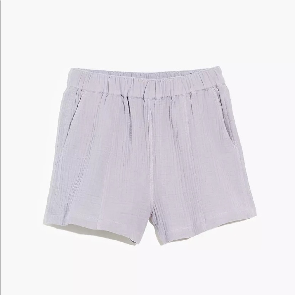 Madewell Lightspun Easy Pull-On Shorts size L